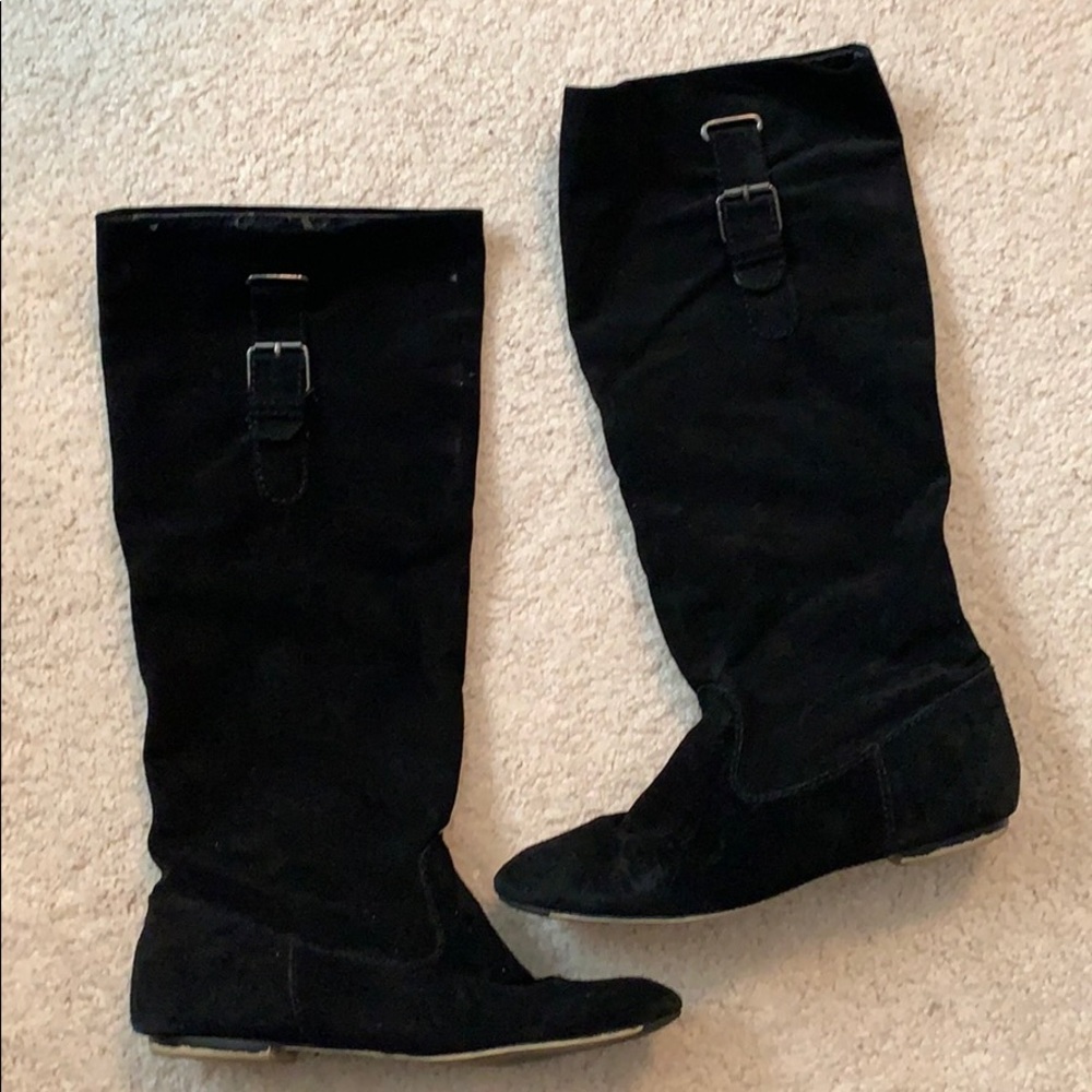 Zigi Soho Suede Black Boot size 7